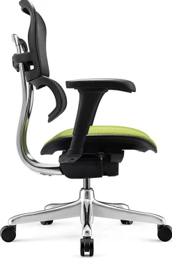 WorkPro® 12000 V2 Series Ergonomic Mesh/Fabric High-Back Office Chair, Lime/Black, BIFMA Compliant