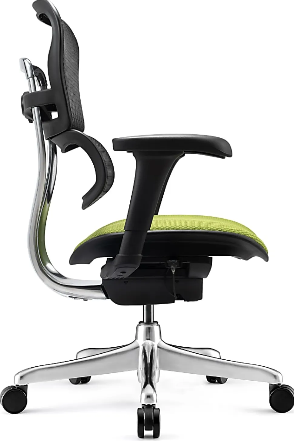 WorkPro® 12000 V2 Series Ergonomic Mesh/Fabric High-Back Office Chair, Lime/Black, BIFMA Compliant