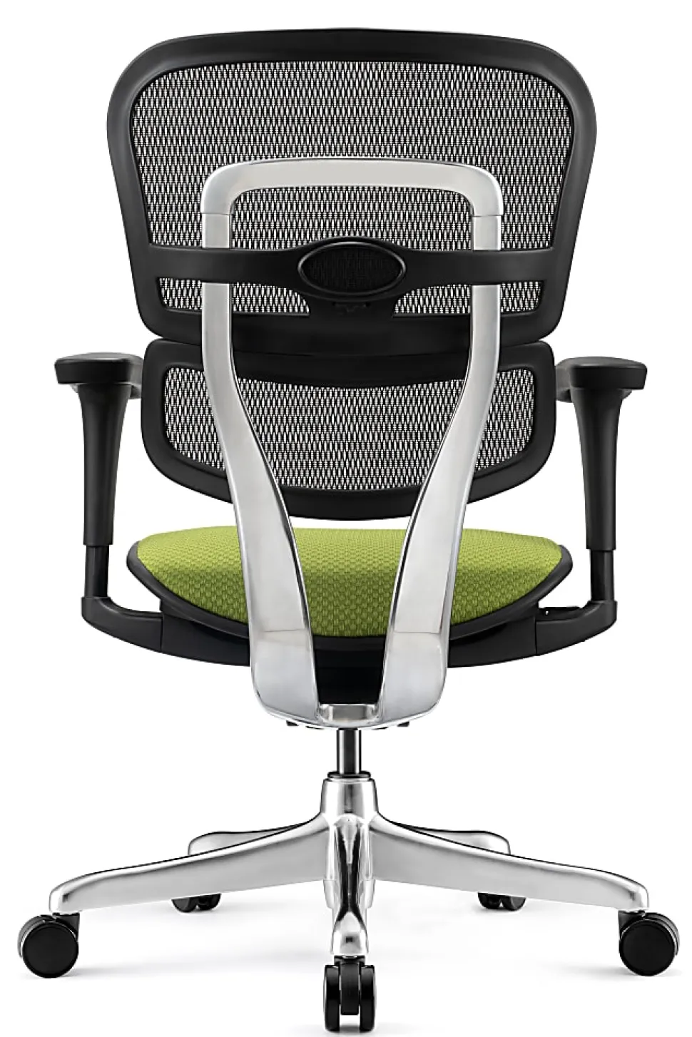 WorkPro® 12000 V2 Series Ergonomic Mesh/Fabric High-Back Office Chair, Lime/Black, BIFMA Compliant