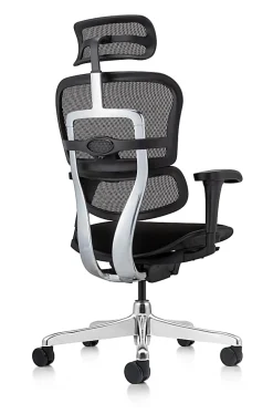 WorkPro 12000 V2 Series Mesh/Fabric High-Back Executive Office Chair, Black