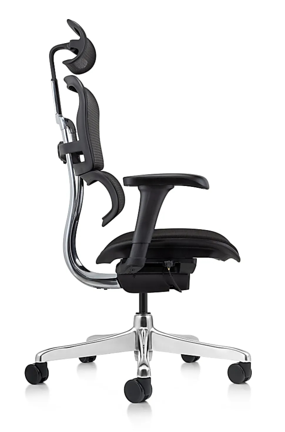 WorkPro 12000 V2 Series Mesh/Fabric High-Back Executive Office Chair, Black
