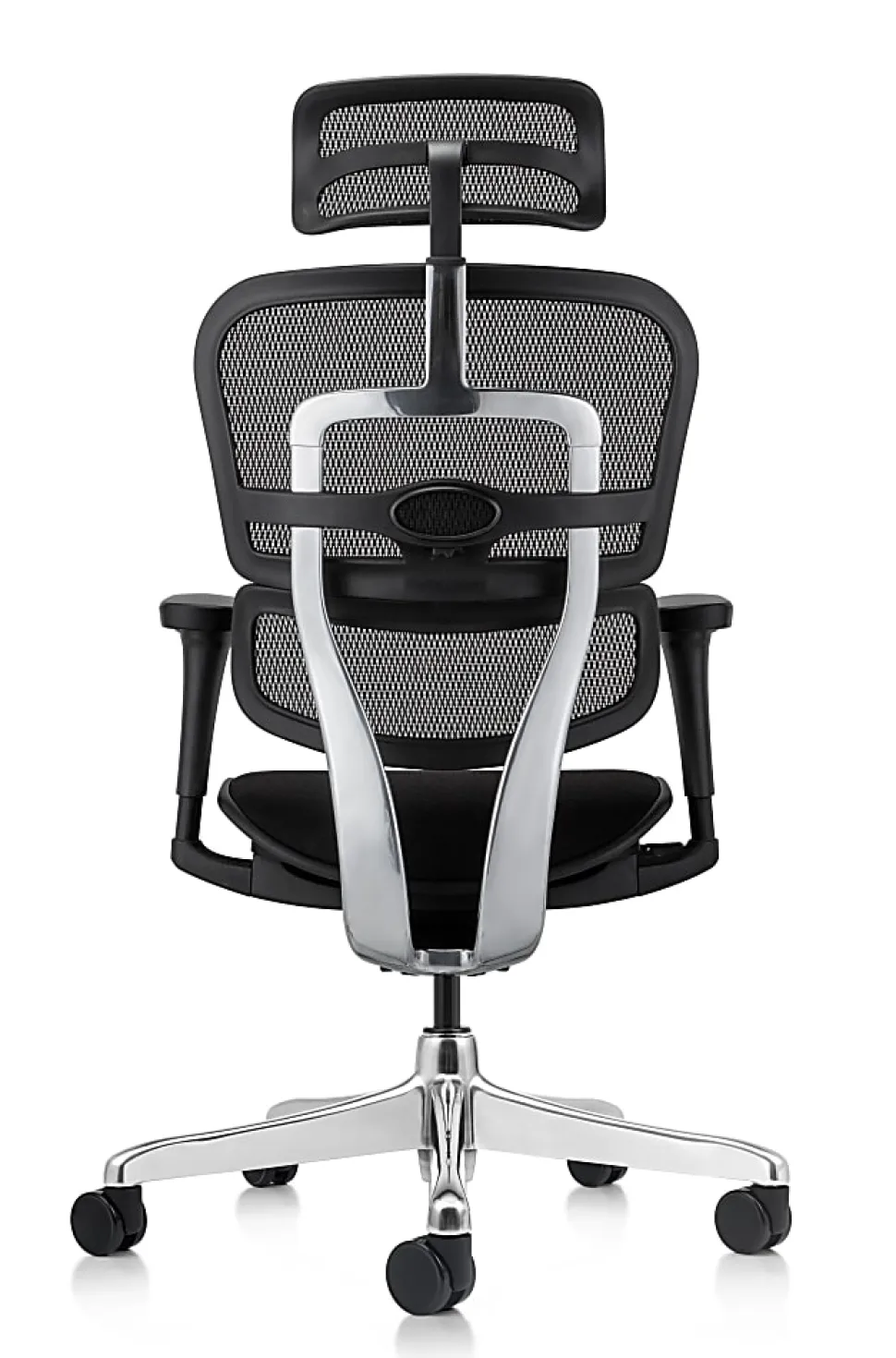 WorkPro 12000 V2 Series Mesh/Fabric High-Back Executive Office Chair, Black
