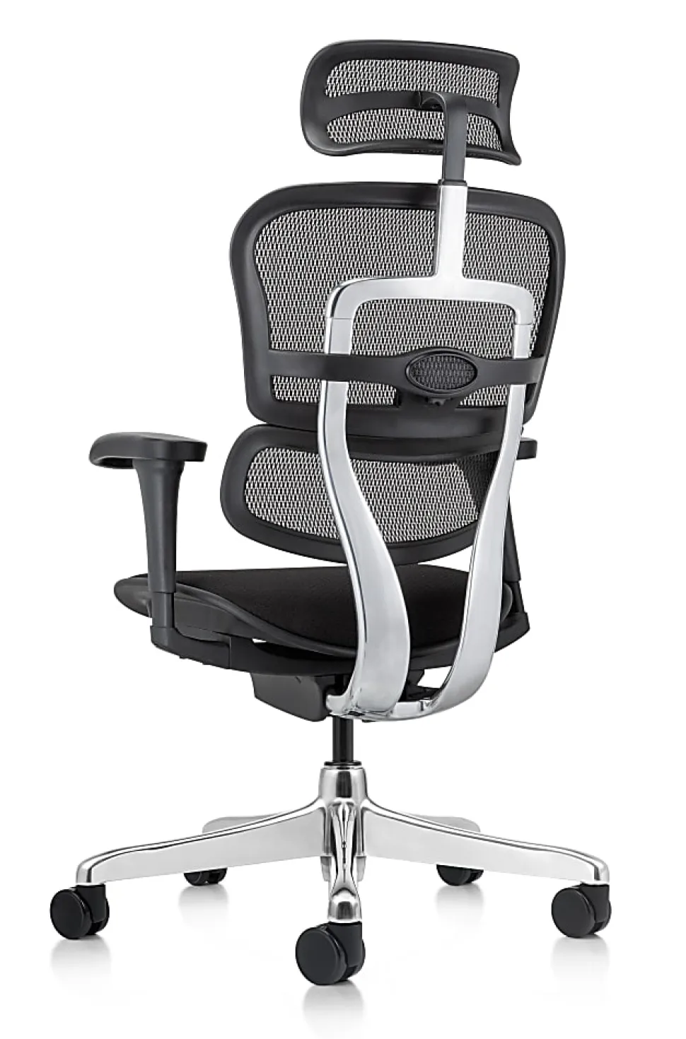 WorkPro 12000 V2 Series Mesh/Fabric High-Back Executive Office Chair, Black