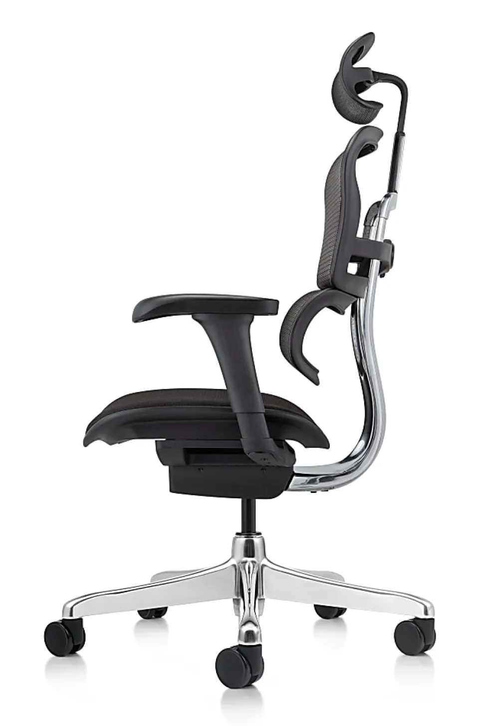 WorkPro 12000 V2 Series Mesh/Fabric High-Back Executive Office Chair, Black