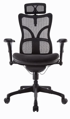 WorkPro® Warrior 212 Mesh Executive High-Back Chair, Black