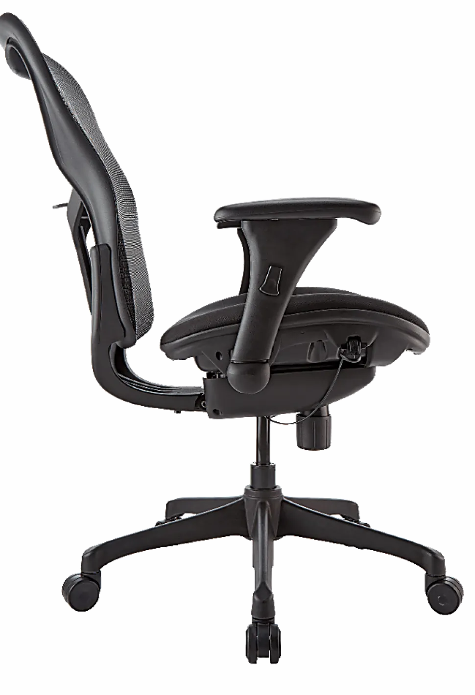 WorkPro® Warrior 212 Mesh Managerial Mid-Back Chair, Black