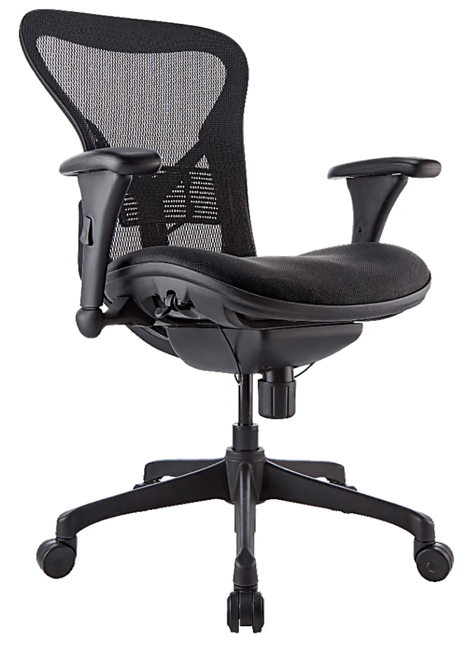 WorkPro® Warrior 212 Mesh Managerial Mid-Back Chair, Black