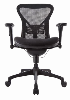 WorkPro® Warrior 212 Mesh Managerial Mid-Back Chair, Black