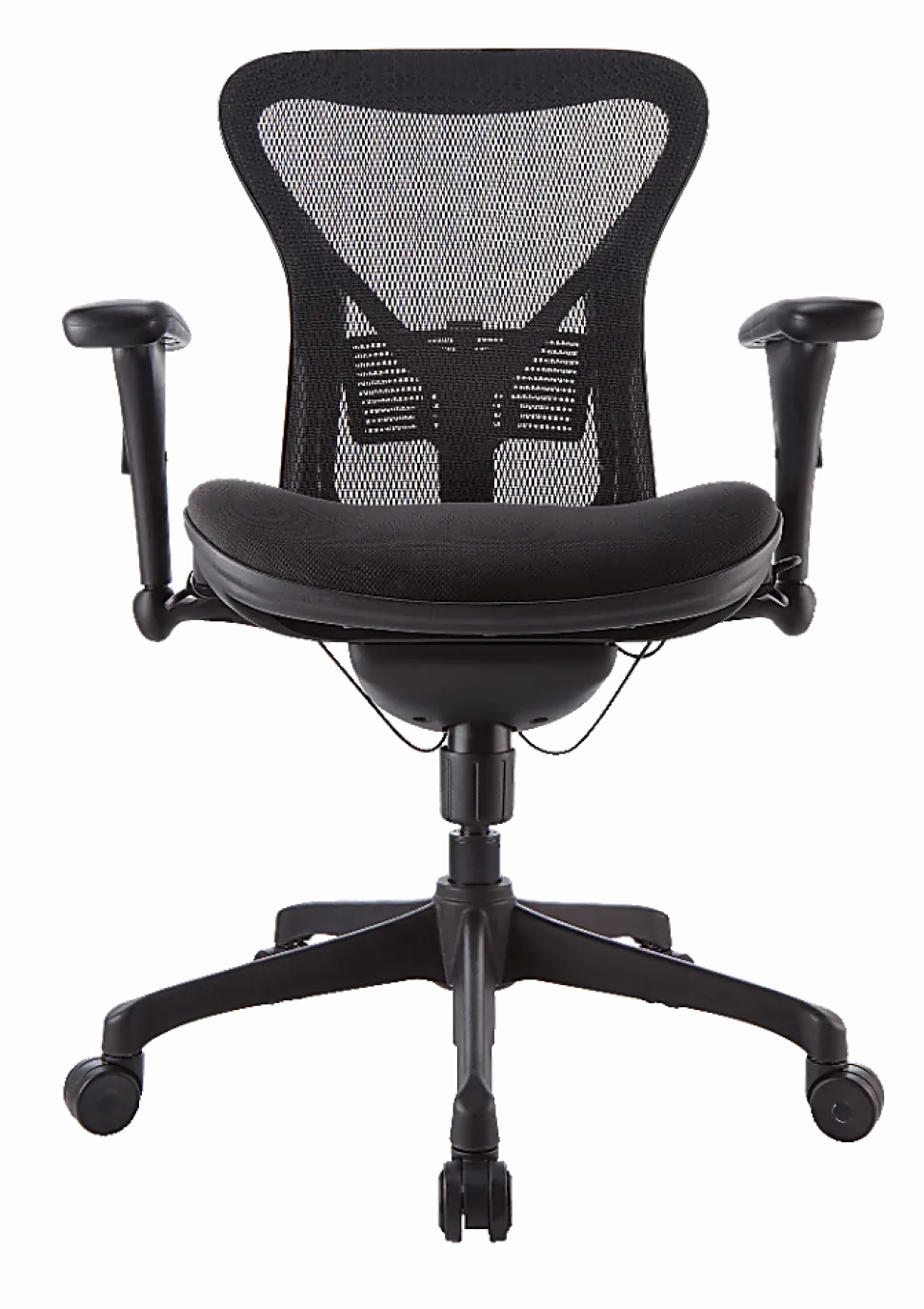 WorkPro® Warrior 212 Mesh Managerial Mid-Back Chair, Black