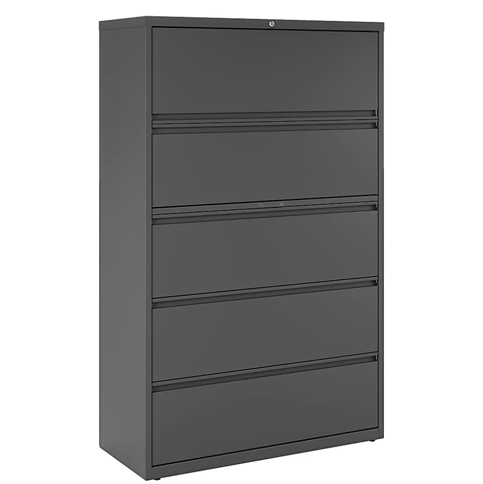 WorkPro® 36"W x 18-5/8"D Lateral 3-Drawer File Cabinet, Light Gray