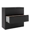 WorkPro® 42"W x 18-5/8"D Lateral 3-Drawer File Cabinet, Black