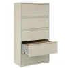 WorkPro® 36"W x 18-5/8"D Lateral 5-Drawer File Cabinet, Putty