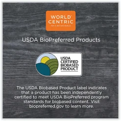 World Centric® Fiber Bowls, 32 Oz, Natural Paper, Pack Of 500 Bowls