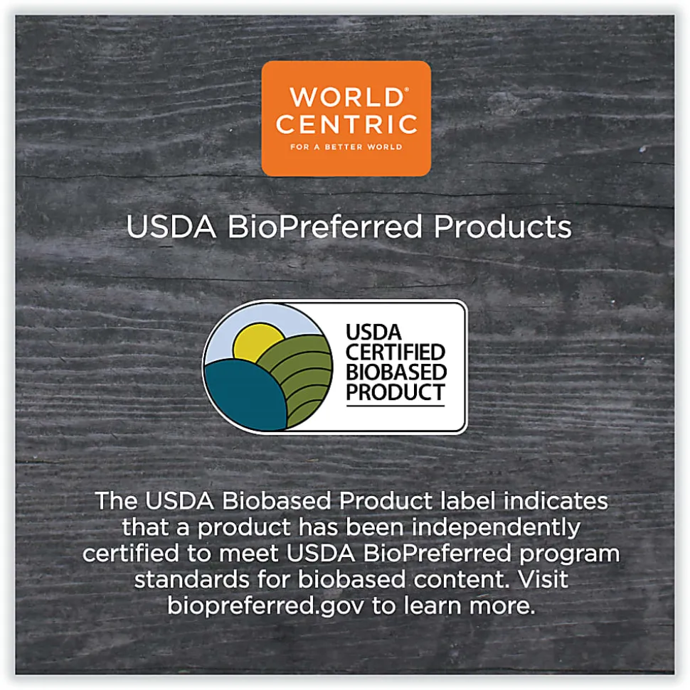 World Centric® Fiber Bowls, 24 Oz, Natural Paper, Pack Of 500 Bowls