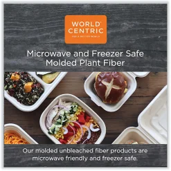 World Centric® Fiber Bowls, 24 Oz, Natural Paper, Pack Of 500 Bowls