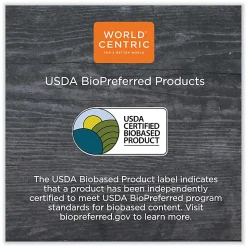 World Centric® Fiber Cups, 4 Oz, Natural Paper, Pack Of 1,000 Cups
