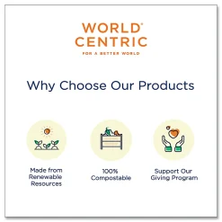 World Centric NoTree Paper Hot Cups, 12 Oz, Natural, Pack Of 1,000 Cups