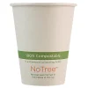 World Centric NoTree Paper Hot Cups, 8 Oz, Natural, Pack Of 1,000 Cups