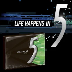 Wrigley's Rain® 5® SugarFree Gum, 15 Sticks, 0.095 Oz