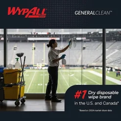 Wypall General Clean X60 Multi-Task Cleaning Cloths, 8-3/8