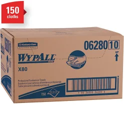 Wypall X80 Extended Use Foodservice Towels With Antimicrobial Protection, 12