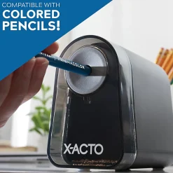 X-ACTO® Mighty Mite® Electric Pencil Sharpener, Black
