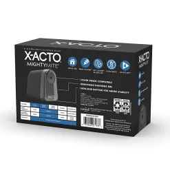 X-ACTO® Mighty Mite® Electric Pencil Sharpener, Black