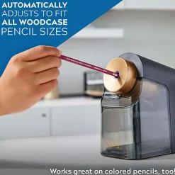 X-ACTO® Mighty Pro™ Electric Pencil Sharpener, Black