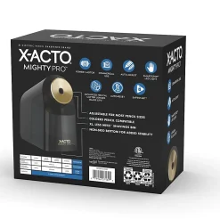 X-ACTO® Mighty Pro™ Electric Pencil Sharpener, Black