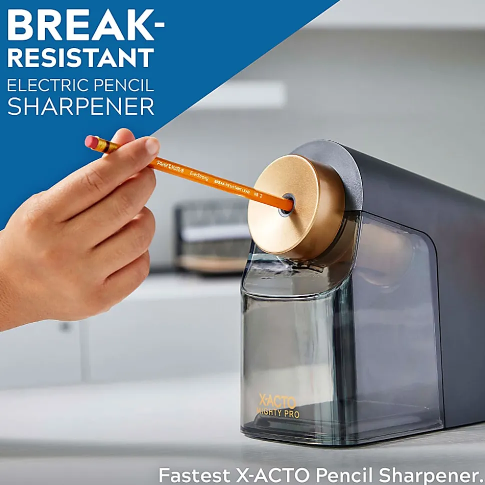 X-ACTO® Mighty Pro™ Electric Pencil Sharpener, Black