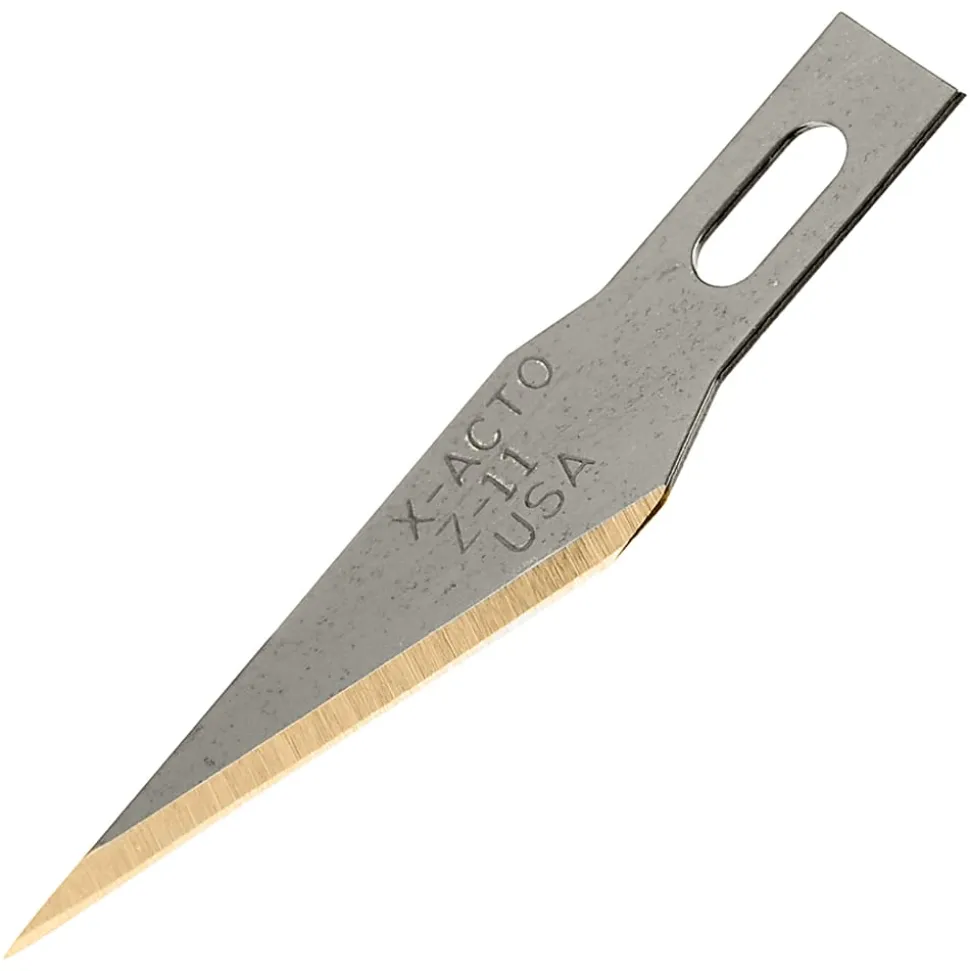 X-Acto #11 Precision Z-Series Replacement Blades, Gold, Pack Of 100