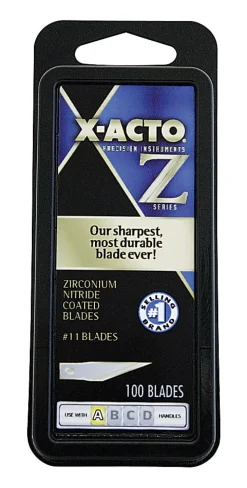 X-Acto #11 Precision Z-Series Replacement Blades, Gold, Pack Of 100