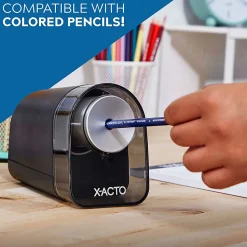 X-ACTO® XLR™ Electric Pencil Sharpener, Black