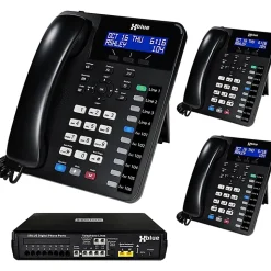 XBLUE X16 Plus Phone System Bundle With 3 XD10 Phones