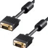 4XEM 50FT High Quality Dual Ferrite M/M VGA Cable - 50 ft VGA Video Cable  - 4XVGAMMHQ50