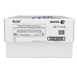 Xerox® Bold Digital™ Coated Gloss Printing Paper, 4 Reams, Ledger (11" x 17"), 94 Brightness, 80 Lb, FSC® Certified, 250 Sheets Per Ream