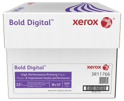 Xerox® Bold Digital™ Printing Paper, 4 Reams, Tabloid Extra Size (12" x 18"), 100 (U.S.) Brightness, 32 Lb, White, 500 Sheets Per Ream