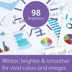 Xerox® Bold Digital™ Printing Paper, 1 Ream, Letter Size (8 1/2" x 11"), 98 (U.S.) Brightness, 24 Lb, FSC® Certified, Ream Of 500 sheets