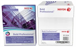 Xerox® Bold Professional Premium Quality Inkjet Or Laser Paper, 5 Reams, Letter Size, Ream Of 500 sheets, 24 Lb, 98 Brightness - 3R13038-CS