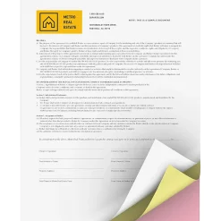 Xerox® Revolution™ Premium Digital Carbonless Laser Paper, White/Canary/Pink, Letter (8 1/2