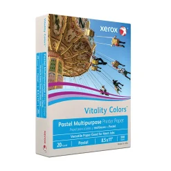 Xerox® Vitality Colors™ Multi-Use Printer & Copy Paper, 1 Ream, Gray, Letter (8.5" x 11"), 500 Sheets Per Ream, 20 Lb, 30% Recycled