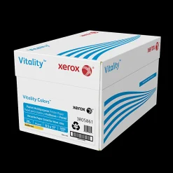 Xerox® Vitality Colors™ Pastel Multi-Use Printer & Copy Paper, 10 Reams, Goldenrod, Letter (8.5