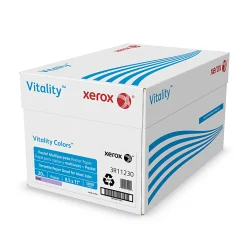 Xerox® Vitality Colors™ Pastel Multi-Use Printer & Copy Paper, 10 Reams, Lilac, Letter (8.5" x 11"), 5000 Sheets Per Case, 20 Lb, 30% Recycled