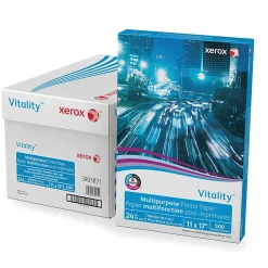 Xerox® Vitality™ Multi-Use Printer & Copy Paper, 5 Reams, White, Ledger (11