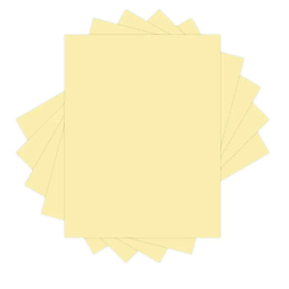 Xerox® Vitality™ Pastel Color Multi-Use Printer & Copy Paper, 10 Reams, Yellow, Letter Size, 5000 Sheets Per Case, 20 Lb, 30% Recycled - 3R11053-CT
