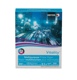 Xerox® Vitality™ Standard Multi-Use Printer & Copy Paper, 1 Ream, White, Letter (8.5