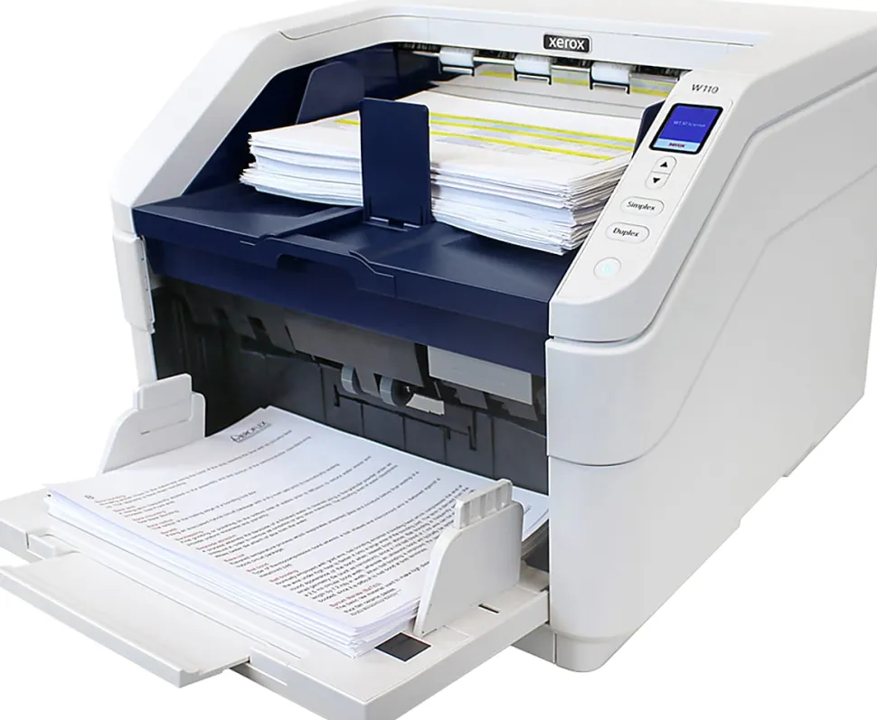 Xerox XW110-A ADF Scanner, 600 dpi Optical, XW110A
