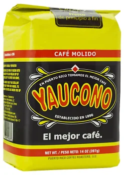 Yaucono Ground Coffee, Medium Roast, 14 Oz Per Bag