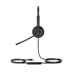 Yealink Dual UC USB Wired Headset, Black, YEA-UH34-DUAL-UC