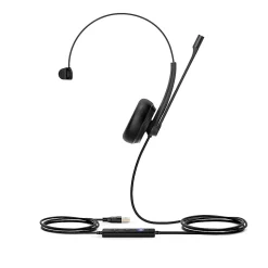 Yealink Mono UC USB Wired Headset, Black, YEA-UH34-MONO-UC